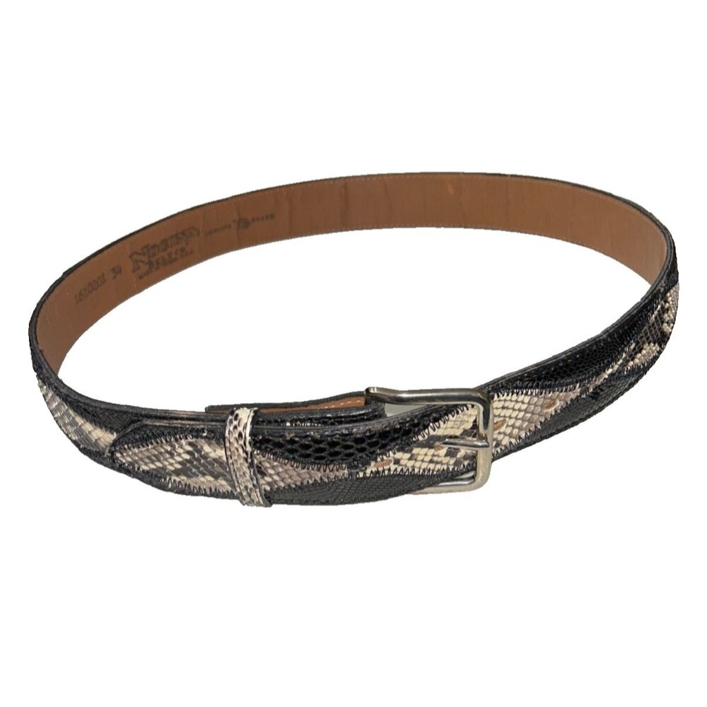 NOCONA Men’s Vintage Genuine Snakeskin Belt size 34 Western